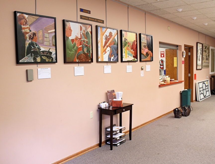 Kanabec County History Center display